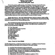 Minutes, 2011-06-13