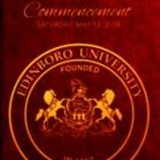 2018, Edinboro University Commencement