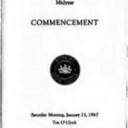 1967, Edinboro University Commencement