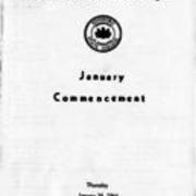 1964, Edinboro University Commencement