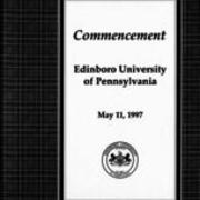 1997, Edinboro University Commencement