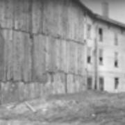 South dormitory was located in parking lot area back of Haven hall