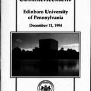 1994, Edinboro University Commencement