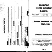 Student Handbook, 1961-62
