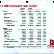 Minutes, 2014-07-31, E&G Budget