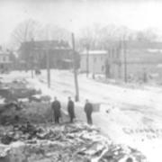 Devastation created by fire of 1909