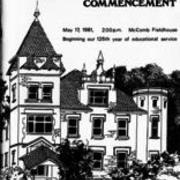 1981, Edinboro University Commencement