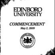 2009, Edinboro University Commencement