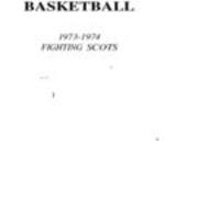 1973-1974 Men's Basketball Guide