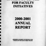 2000-2001, Highland Center for Excellence Annual Report
