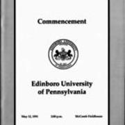 1991, Edinboro University Commencement