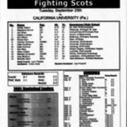 2001, Edinboro Volleyball vs. California (PA)
