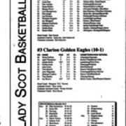 1994-1995, Edinboro Women's Basketball vs. Clarion
