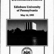 1995, Edinboro University Commencement