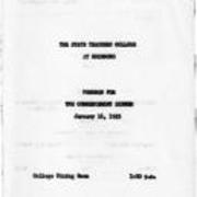 1955, Edinboro University Commencement