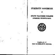 Student Handbook, 1938-1939