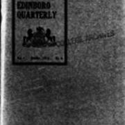 Catalog, 1914- October, The Edinboro Quarterly