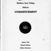 1968, Edinboro University Commencement