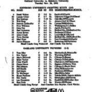 1991-1992, vs. Oakland University