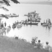 4th of July celebration - boat house by old cemetery