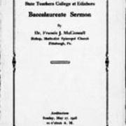 1928, Edinboro University Commencement