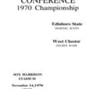 1970, Edinboro vs. West Chester, conference championship game