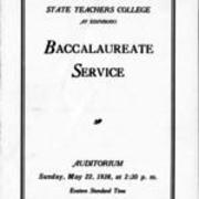 1938, Edinboro University Commencement