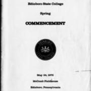 1975, Edinboro University Commencement