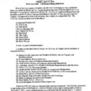 Minutes, 2006-04-17