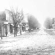 Meadville St. before 1900 - old post office &masonic hall to right - savings bank to left