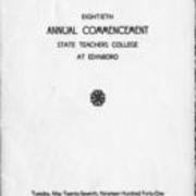 1941, Edinboro University Commencement