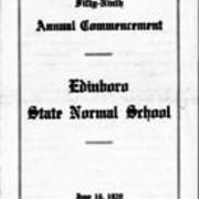 1920, Edinboro University Commencement