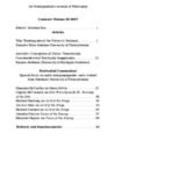 Janua Sophia, 2007, volume 9