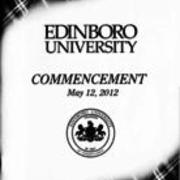 2012, Edinboro University Commencement