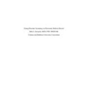 Eating Disorder Screening via Electronic Medical Record