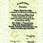 Proclamation, Borough of Edinboro, 1982