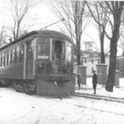 Famous number 4 street car headed for Cambridge Springs