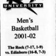 2001-2002, Edinboro vs.Slippery Rock