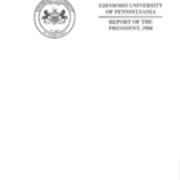 Report of the President, 1988