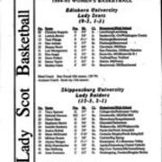1994-1995, Edinboro Women's Basketball vs. Shippensburg