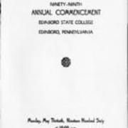 1960, Edinboro University Commencement
