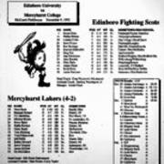 1992-1993, Edinboro Men Basketball vs. Mercyhurst and Edinboro Women Basketball vs. Gannon