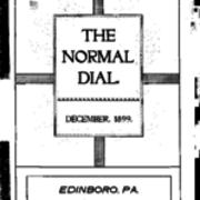 Normal Dial, 1899, December