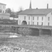 Old Mill & bridge at outlet - about 1900