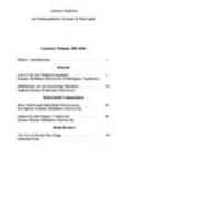 Janua Sophia, 2006, volume 8