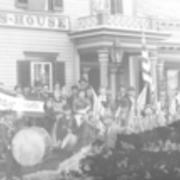 The Biggers House - Corner Meadville & normal Sts. This picture taken during Cleavland-Stevenson Presidential race