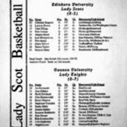 1994-1995, Edinboro Women's Basketball vs. Gannon