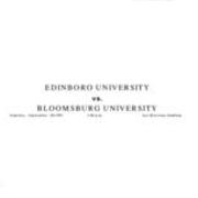 1991, Edinboro vs. Bloomsburg