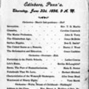 1898, Edinboro University Commencement