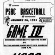 1991, PSAC Basketball Game IV - Edinboro vs. Shippensburg